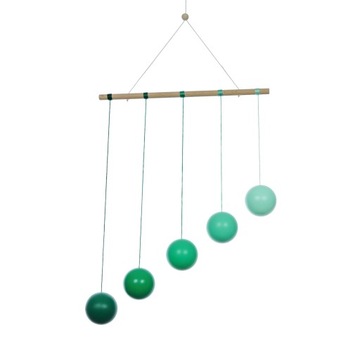 Mobil Montessori-Gobbi-Зелена розпис