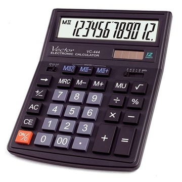 Калькулятор офисный вектор 20x15. 4cm KAV-VC-444