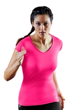 Женская футболка спортивный топ фитнес йога * S