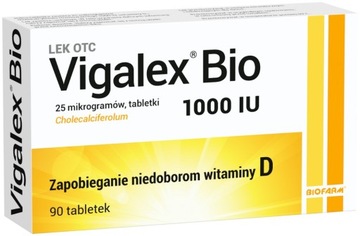 Vigalex Bio вітамін D 1000 і. U. 90 таблеток