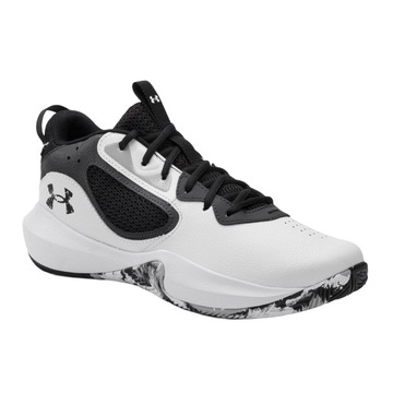 Баскетбольные кроссовки мужские Under Armour Lockdown 6 бело-серый 43 (9.5 US)