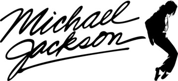 Наклейка на автомобиль Michael Jackson, wlepa 20cm