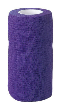 Самоклеюча еластична пов'язка для домашніх тварин Equilastic, 7,5 см, фіолетовий