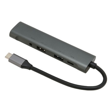 Концентратор USB C 5 в 1 Type C для концентратора