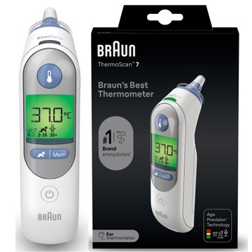 ВУШНИЙ ТЕРМОМЕТР BRAUN IRT6520 THERMOSCAN 7 AGE PRECISION