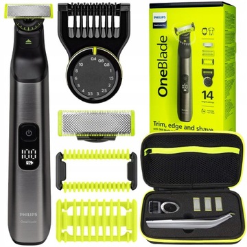 PHILIPS ONEBLADE PRO 360 БРИТВА ДЛЯ ЛИЦА И ТЕЛА БРИТВА 2 ЛЕЗВИЯ + ЧЕХОЛ