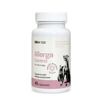 LAB-v Allerga Control-поддержка симптомов аллергии 45 капсул