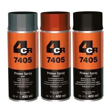 4CR 7405 Podkład reaktywny Profi - Spray Czarny