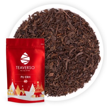 ЧЕРВОНИЙ РІЗДВЯНИЙ ЧАЙ ДЛЯ ПОДАРУНКА PU ERH XMAS TEAVERSO 50Г