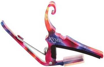 Kyser Capo KG6TDA Quick-change Tie Dye-каподастр для акустической гитары
