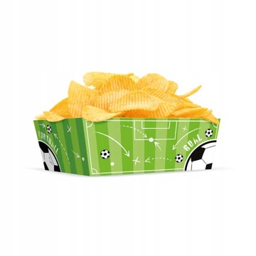 Коробка для попкорна чипсы закуски футбол Футбол день рождения матч 3шт