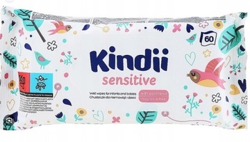 Детские влажные салфетки KINDII Sensitive