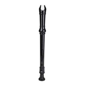 Немецкий Сопрано Recorder 8 Hole G Key Instrument With Cleaning Rod Set Black