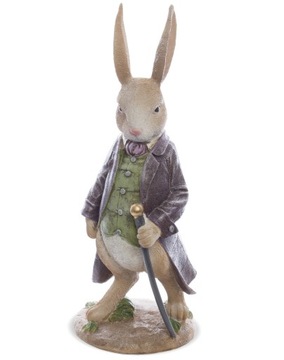 Статуэтка кролик заяц пасхальный пасхальный подарок Pierrot ретро