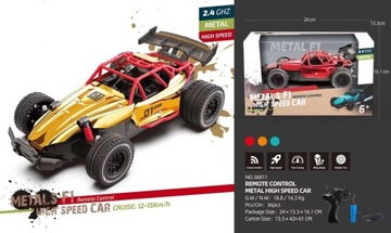 Металлический гоночный автомобиль 01 злотый R / C