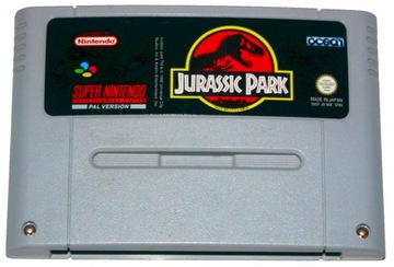 Jurassic Park - игра для консолей Super Nintendo-SNES.