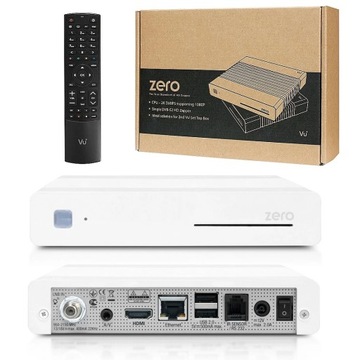 Тюнер Vu + Zero Rev. 2 WHITE HEVC H. 265 Linux Enigma 2