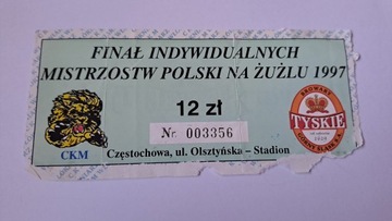 Фінал індивідуального чемпіонату Польщі 1997 року в Ченстохова Спідвей