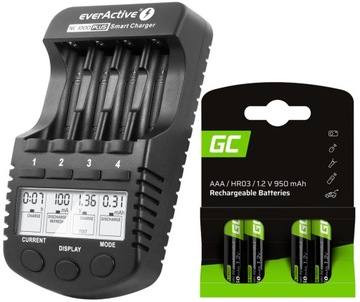 Зарядний пристрій для акумуляторів AA AAA + 4X 950