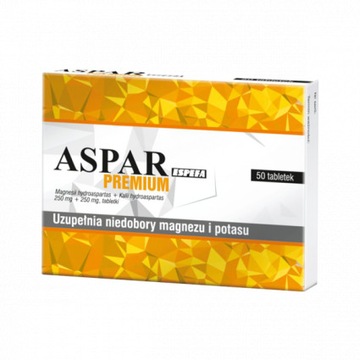 Aspar Espefa Premium 500mg 50tabl магний калий препарат