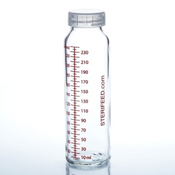 Стеклянная бутылочка для кормления ребенка 240 мл 3x