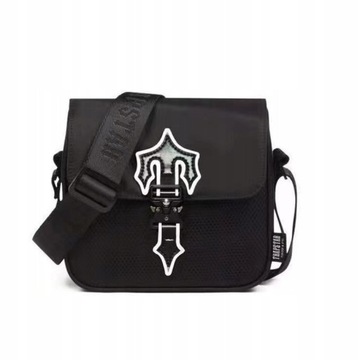 TRAPSTAR черный Оксфорд Crossbody сумка Tr