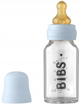 BIBS антиколиковая бутылка 110МЛ стеклянная 0м+