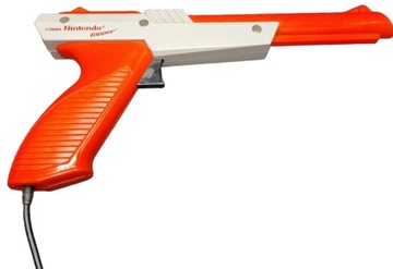 Оригинальный пистолет NES ZAPPER-NINNTENDO NES Orange Light Gun #1