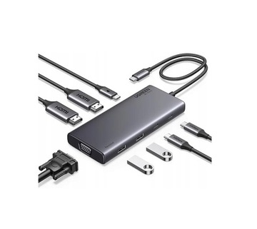 Док-станция 8 в 1 USB C: UGREEN 4K USB C CM639