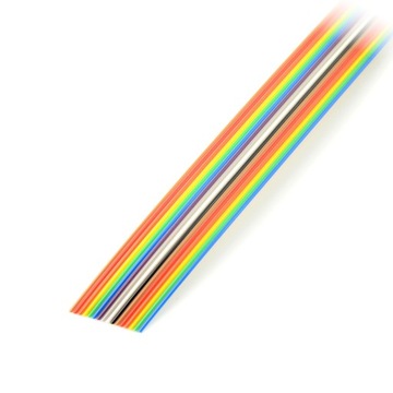20-жильный цветной ленточный кабель IDC шаг 1,27 мм