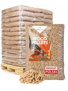 Древесные гранулы Silesian Wood польский производитель A1 6 мм 100% сосна 975 кг