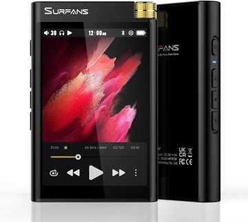 MP3 плеер HiFi Bluetooth 3.5 дюймов без потерь высокое качество Surfans F28