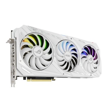 Відеокарта Asus ROG Strix RTX 3080 Gaming OC White LHR.V2 10 ГБ