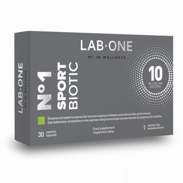 LAB ONE N°1 SportBiotic, регенерація-30 капсул