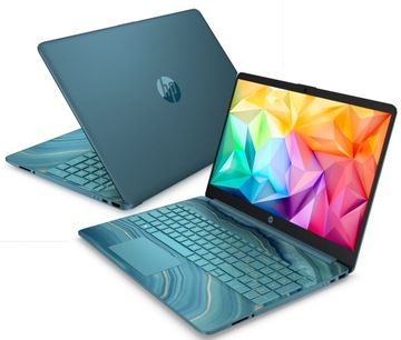 Синий ноутбук HP 15 INTEL 16GB 512GB W11 камера