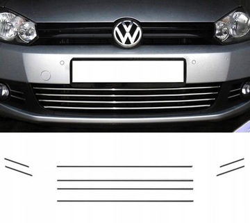 VW GOLF VI 6-молдинги хром решітка решітка Тюнінг