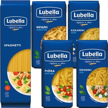 Lubella смесь лапши набор различных типов 5X 400 г
