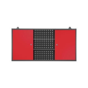 Навесной шкаф для инструментов JAN NOWAK BEN антрацитово-красный