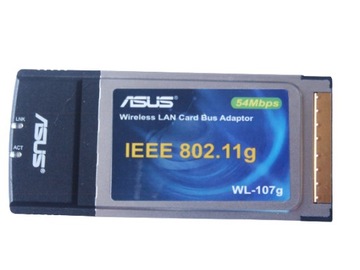 Карта для ноутбука Asus WL-107g WiFi WLAN 56mbps PCMCIA гарантия