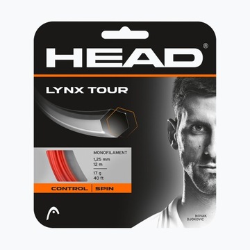 Теннисный трос HEAD Lynx Tour черный 281790 16 г / 1,30 мм