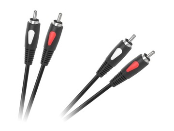 Кабель RCA аудио кабель cinch 0,5 м 2RCA-2RCA Cabletech Eco-Line