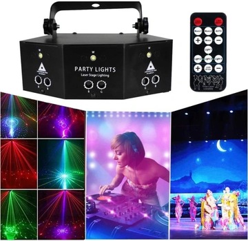 Лазерное сценическое освещение RGB 9 LED Eye