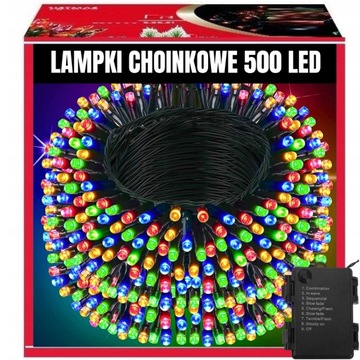 Різдвяні вогні 500LED 35m зовнішні внутрішні багатобарвні Різдвяні вогні