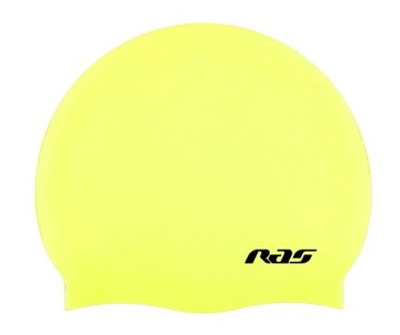 Силиконовая шапочка для плавания RAS Yellow