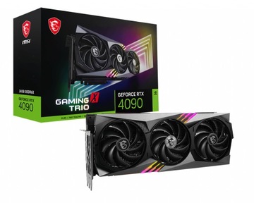 Карта MSI GeForce RTX 4090 GAMING X TRIO 24GB GDDR6X DLSS 3