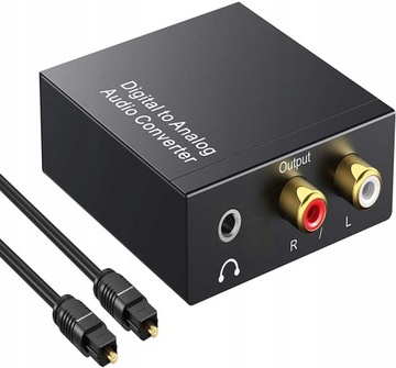 Оптический преобразователь SPDIF Coaxial 2xcinch Audio 3,5