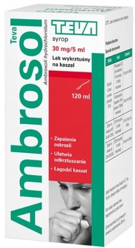 Амброзол Тева відхаркувальний сироп 30 мг 120 мл