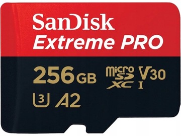 256GB SanDisk Micro SD карта Extreme Pro адаптер