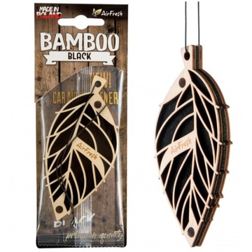 Автомобільний аромат дерев'яна Підвіска BAMBOO-Black