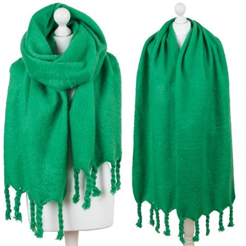 Жіночий шарф елегантний красивий теплий зимовий шарф плед кольору
